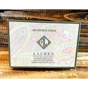 NIB Set of 6 Lauren Ralph Lauren Luxury Scented Soaps Grapefruit Spritz